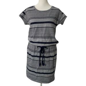 Old Navy Cotton Striped Drawstring Waist Dress